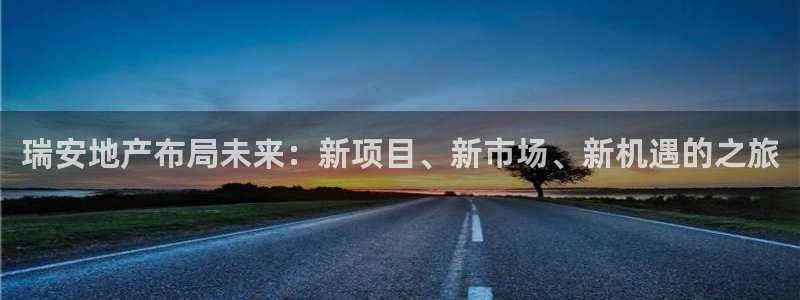天狮娱乐招商80326：瑞安地产布局未来：新项目、新市场、新