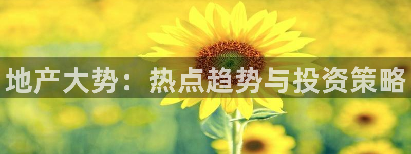 天狮娱乐招商80326：地产大势：热点趋势与投资策略