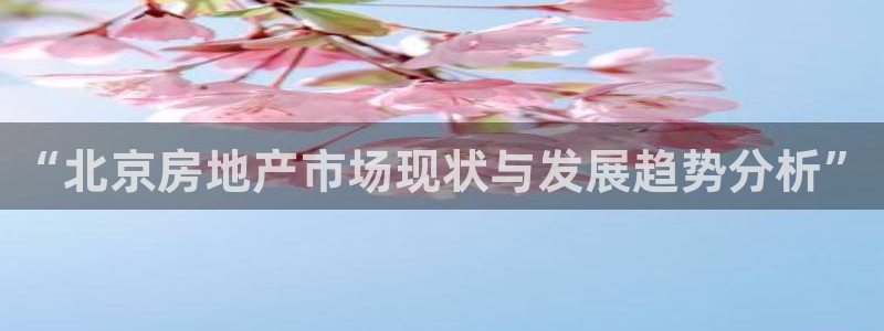 天狮娱乐q聊_99399天神_：“北京房地产市场现状与发展趋