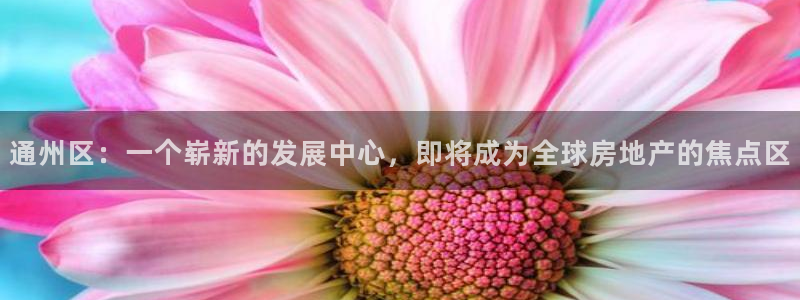 天狮娱乐官网登录：通州区：一个崭新的发展中心，即将成为全球房